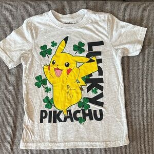 Pokemon St. Patrics day kids tshirt